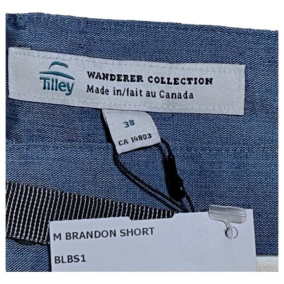 Tilley Wanderer Shorts Brandon Short BLBS1 Blue Size 38 - Picture 7 of 15